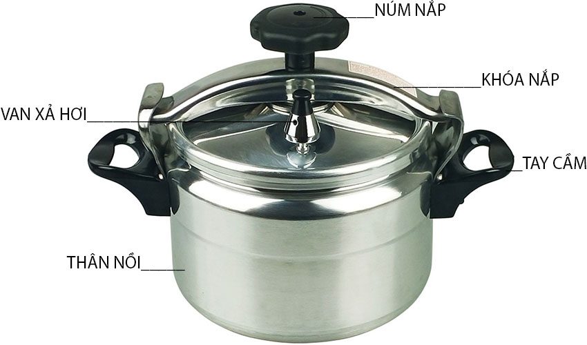 Nồi áp suất nấu gas Fujika FJ-AG201T - Hàng chính hãng