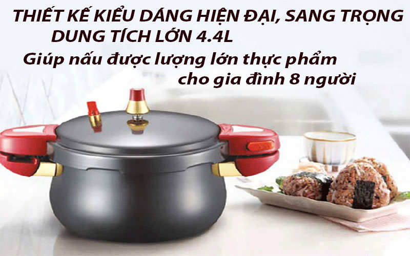 Nồi áp suất nhôm PoongNyun JSPC-22CV - Hàng chính hãng