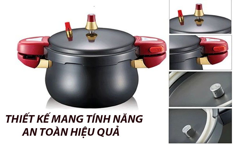 Nồi áp suất nhôm PoongNyun JSPC-22CV - Hàng chính hãng