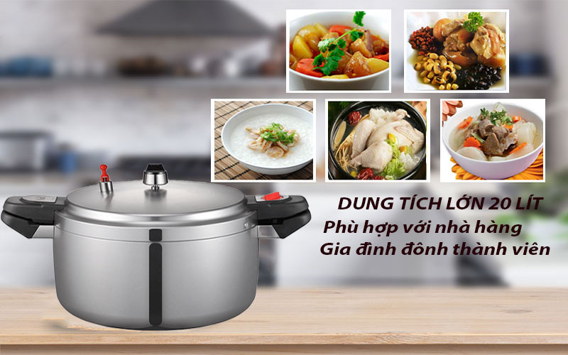 Nồi áp suất nhôm PoongNyun PC-37CV - Hàng chính hãng
