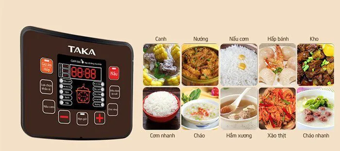 Nồi áp suất Taka NS06C đa chức năng