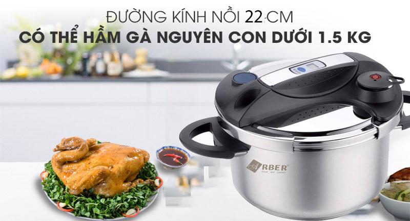 Nồi áp suất từ Arber NAS5L  - Hàng chính hãng