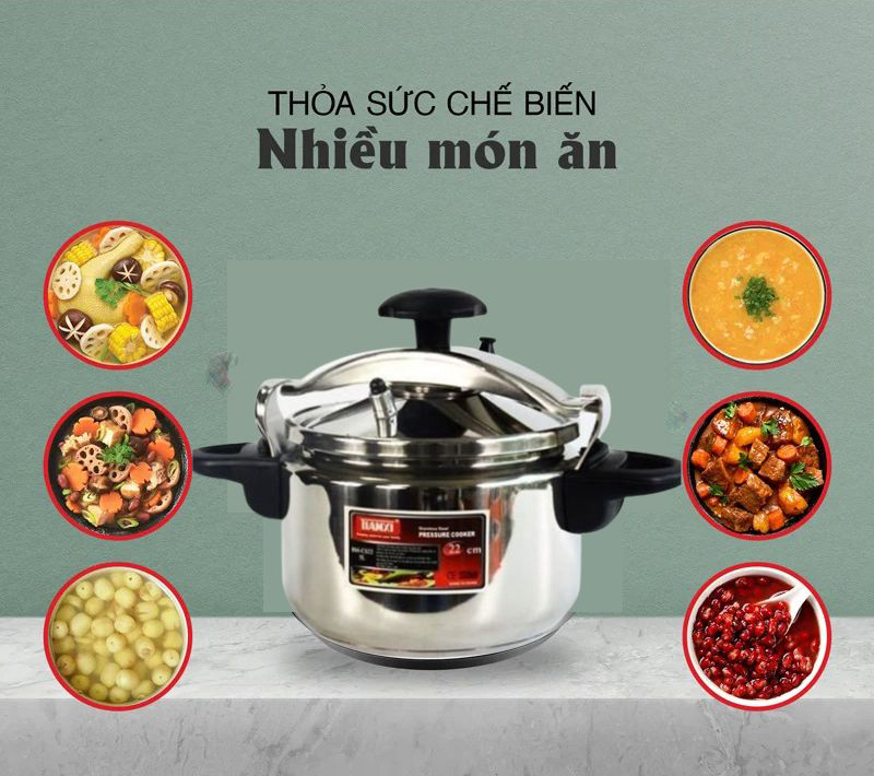 Nồi áp suất inox 5 lít Tianxi BM-CS22  - Hàng chính hãng