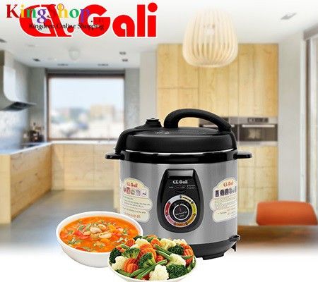 Nồi áp suất điện Gali GL-1601 - Dung tích 6 lít - Hàng chính hãng