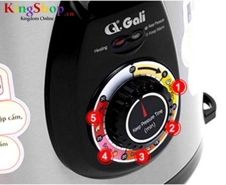 Nồi áp suất điện Gali GL-1601 - Dung tích 6 lít - Hàng chính hãng