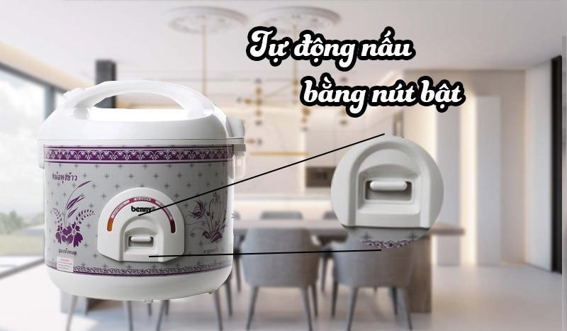 Nồi cơm điện nắp gài Benny BR-12PV - Hàng chính hãng