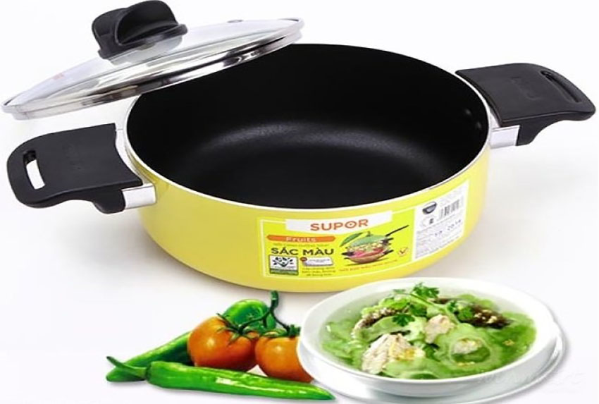 Nồi canh chống dính đáy từ sắc màu Supor S08A20IH