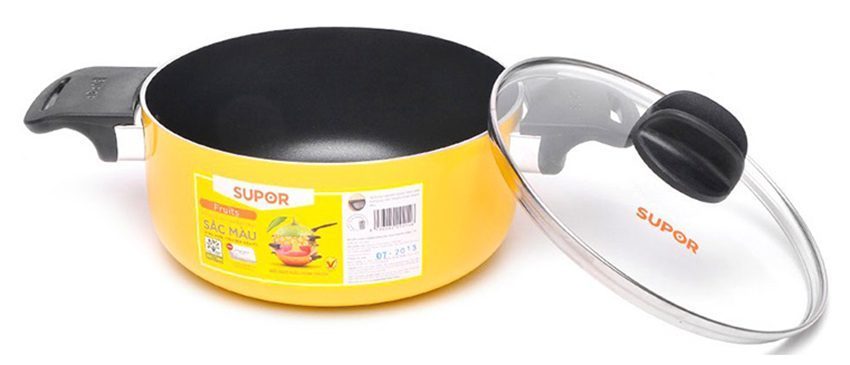 Chất liệu của nồi canh chống dính sắc màu Fruits Supor S08A20