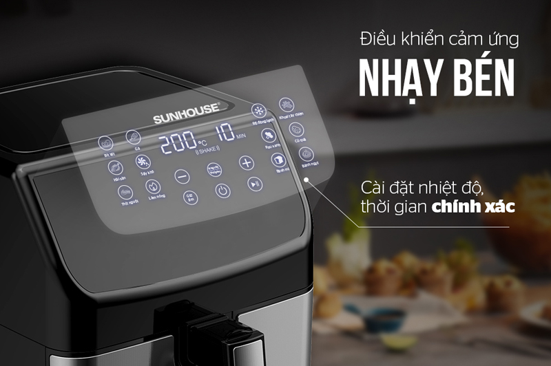 Bảng điều khiển cảm ứng nhạy có màn hình LED hiển thị