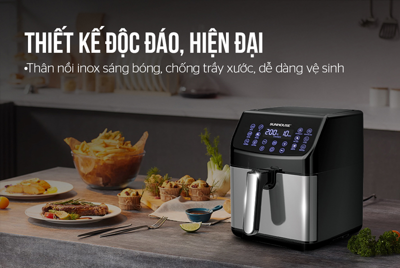 Thiết kế kiểu dáng hiện đại, tinh tế, tiện dụng