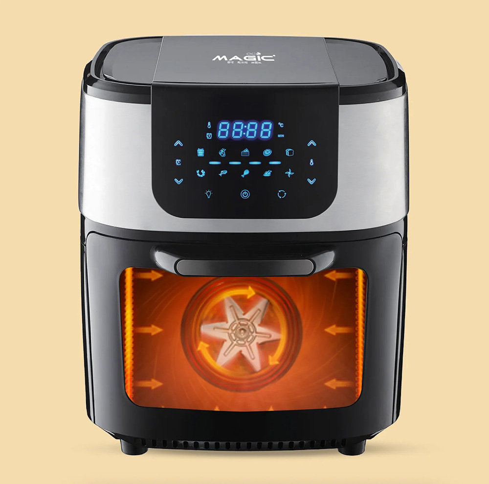 Nồi chiên không dầu kết hợp nướng 13L Magic Eco M13 - Hàng chính hãng