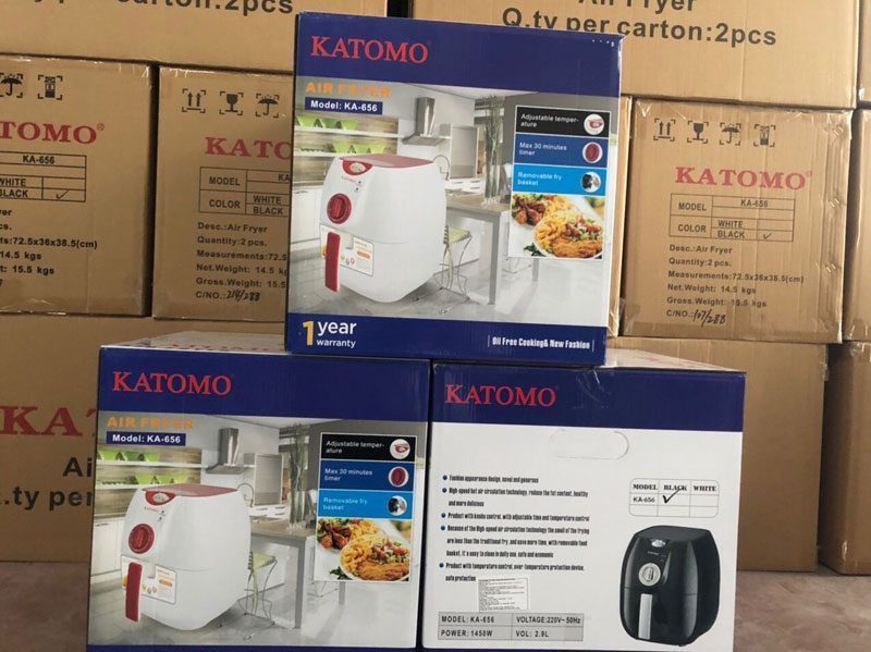 Nồi chiên không dầu Katomo KA-656 - Hàng chính hãng