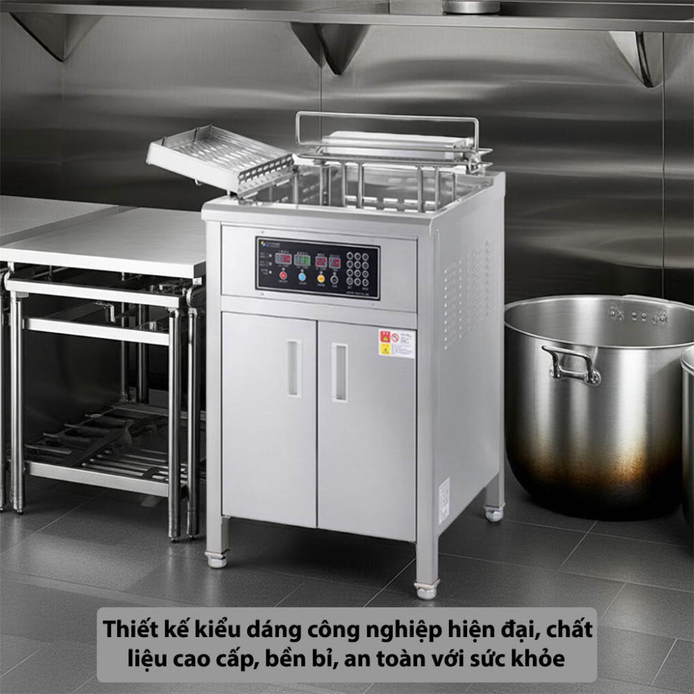 Nồi chiên công nghiệp công nghệ dầu nước Soochef AHL-10000 - Hàng chính hãng