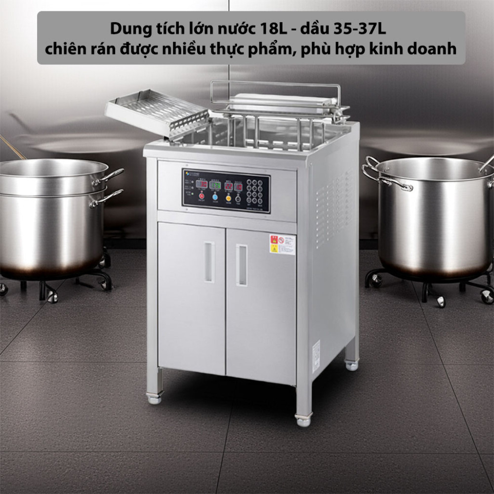 Nồi chiên công nghiệp công nghệ dầu nước Soochef AHL-10000 - Hàng chính hãng
