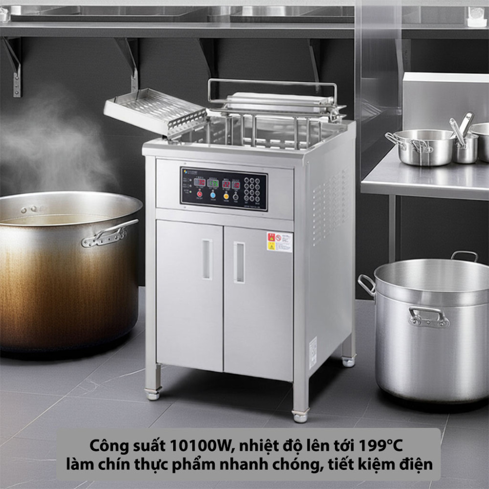 Nồi chiên công nghiệp công nghệ dầu nước Soochef AHL-10000 - Hàng chính hãng