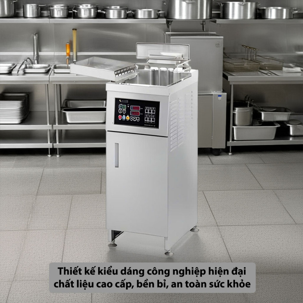 Nồi chiên công nghiệp công nghệ dầu nước Soochef AHL-3500 - Hàng chính hãng