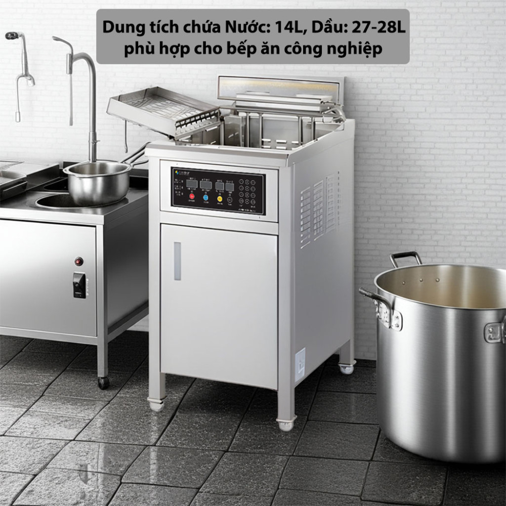 Nồi chiên công nghiệp công nghệ dầu nước Soochef AHL-7000 - Hàng chính hãng