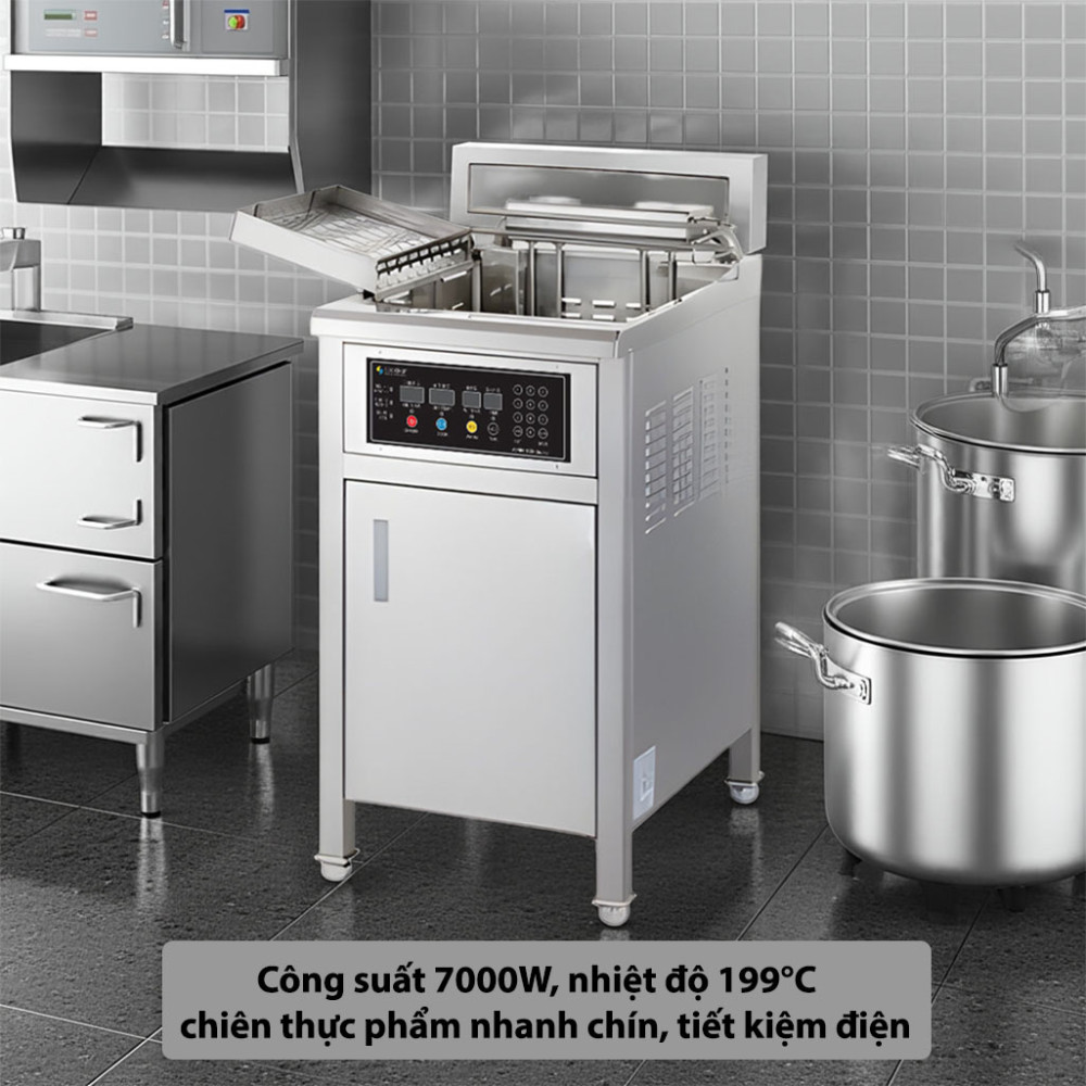 Nồi chiên công nghiệp công nghệ dầu nước Soochef AHL-7000 - Hàng chính hãng