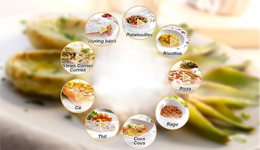 Chức năng của nồi chiên đa năng DeLonghi EXTRA CHEF FH 1394-1