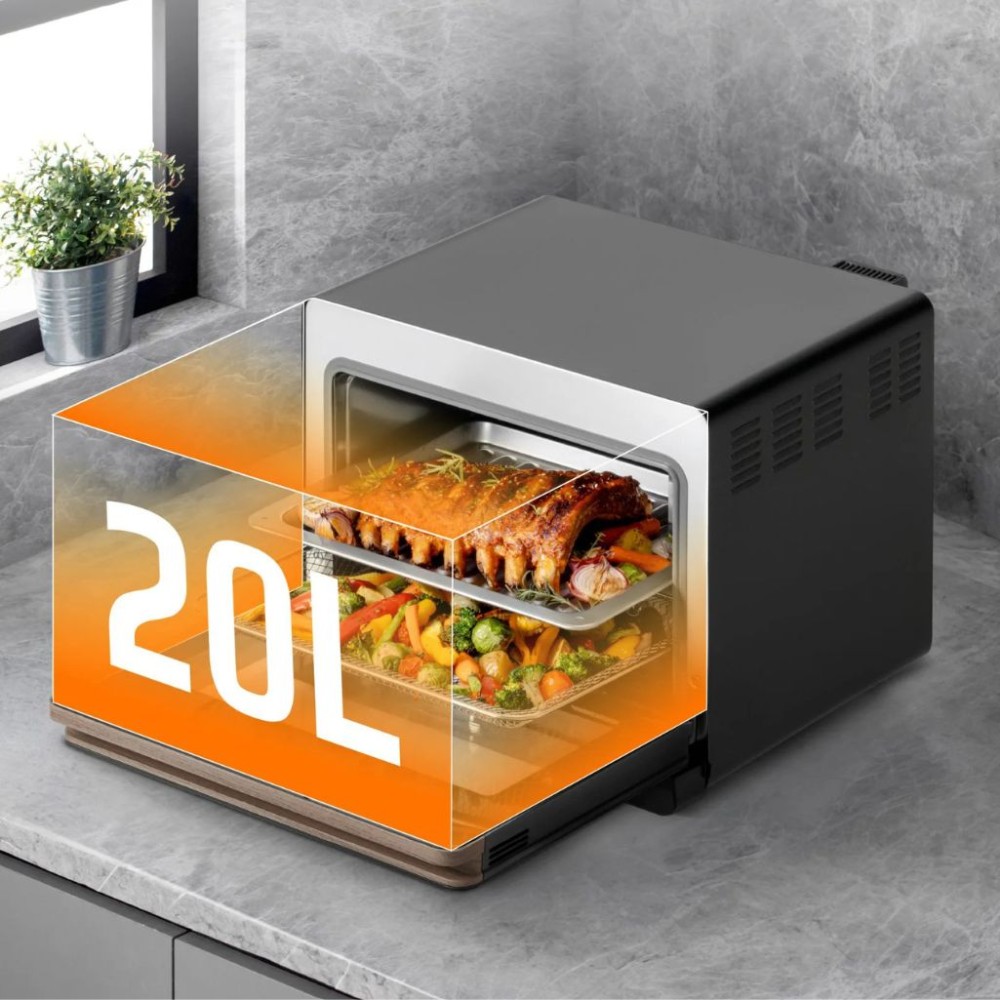 Nồi chiên hấp đa năng Olivo STEAMFRY EXTRA 20L - Hàng chính hãng