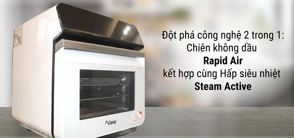 Nồi chiên hơi nước Canzy CZ D12GS - Hàng chính hãng
