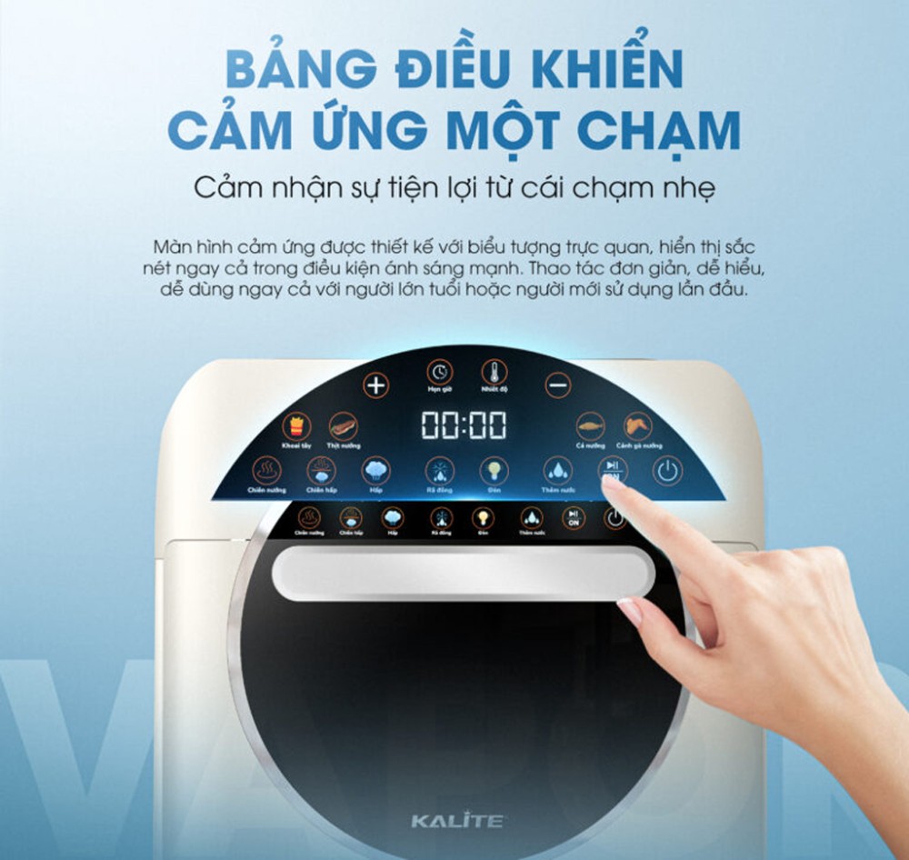 Nồi chiên hơi nước Kalite STEAM VAPOR - Hàng chính hãng