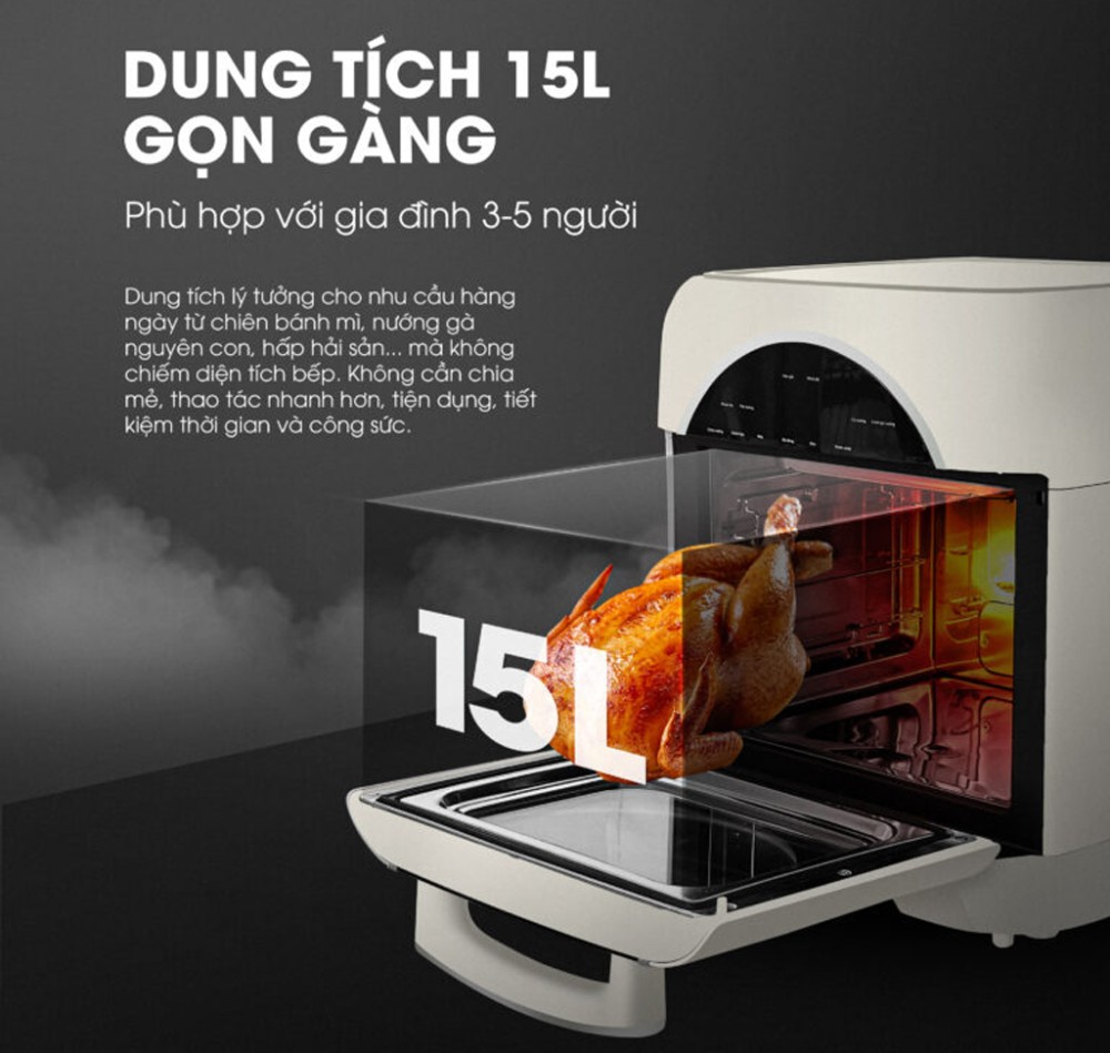 Nồi chiên hơi nước Kalite STEAM VAPOR - Hàng chính hãng