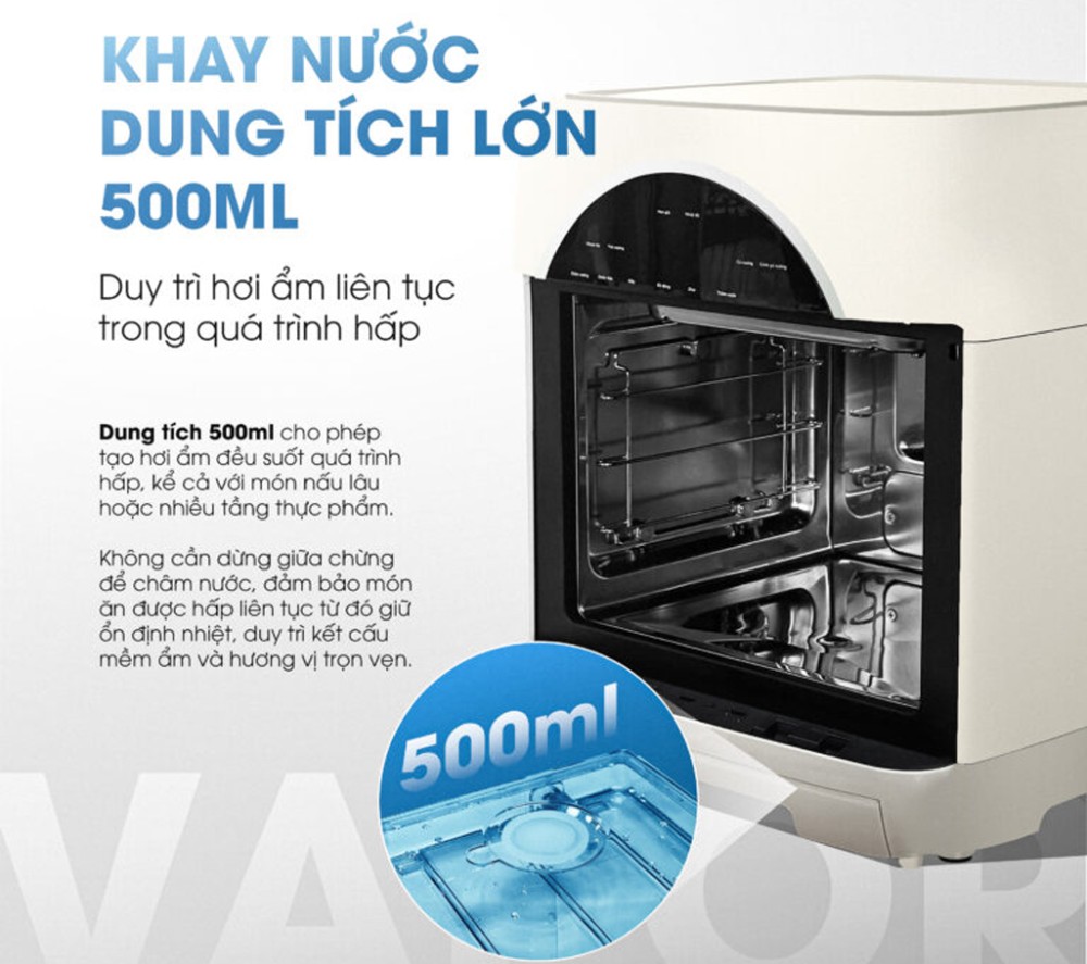 Nồi chiên hơi nước Kalite STEAM VAPOR - Hàng chính hãng