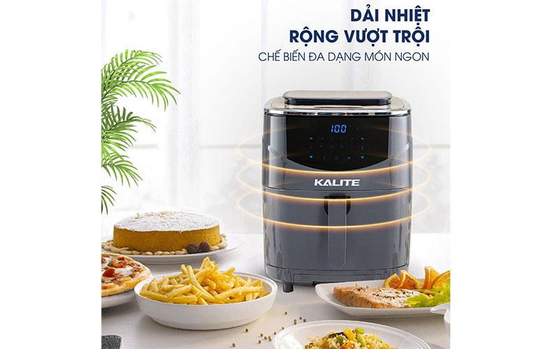 Nồi chiên không dầu Kalite Steam 7 - Hàng chính hãng