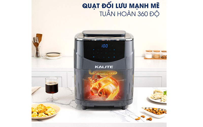 Nồi chiên không dầu Kalite Steam 7 - Hàng chính hãng
