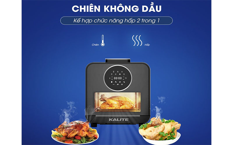Nồi chiên hơi nước Kalite Steam Star - Hàng chính hãng
