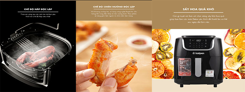 Nồi chiên hơi nước Kalpen X7 - Hàng chính hãng