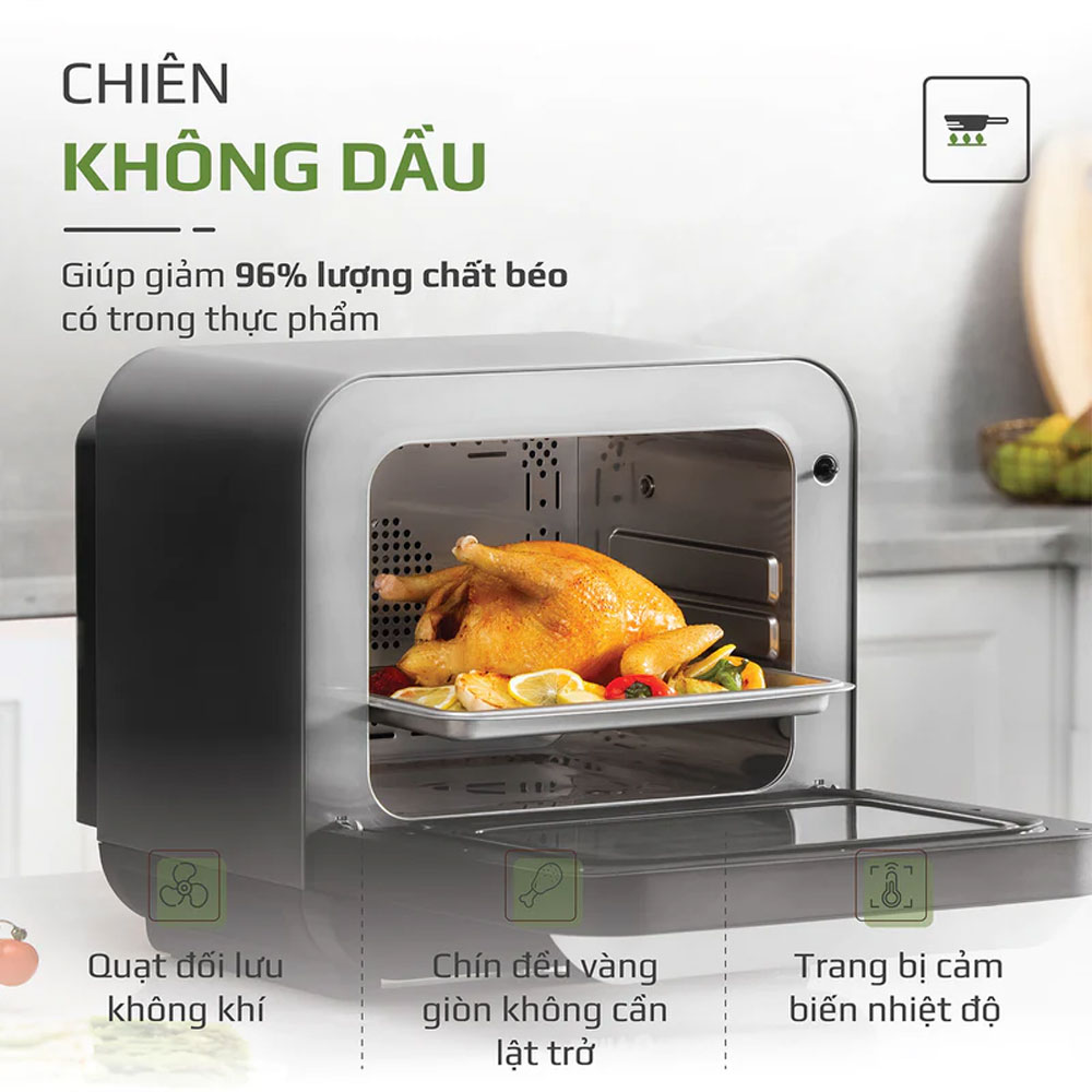 Nồi chiên hơi nước Olivo SF18 - Hàng chính hãng
