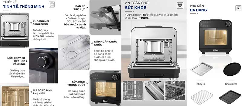 Nồi chiên hơi nước Olivo SF15 - Hàng chính hãng