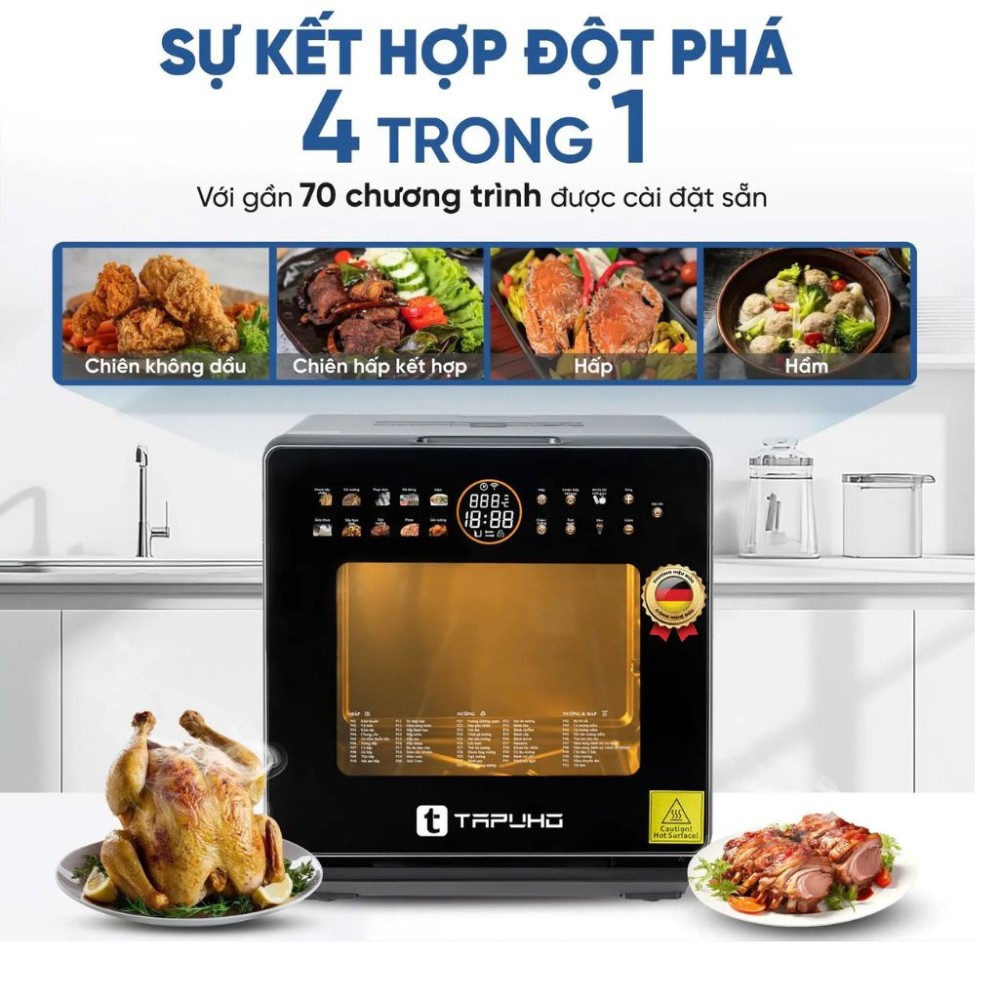 Sự kết hợp hoàn hảo, mang đến trải nghiệm nấu ăn hiện đại