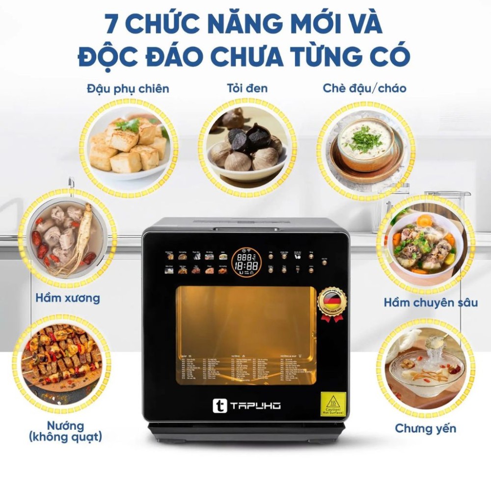 Đa dạng các chế độ nấu ăn được tích hợp sẵn