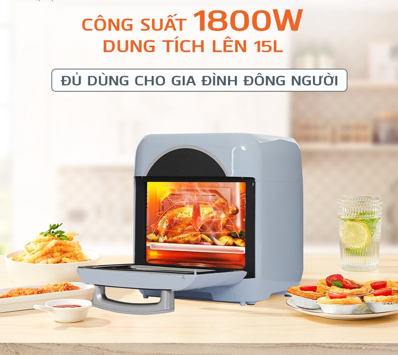 Nồi chiên hơi nước Unie STEAM COLOR (15 lít) - Hàng chính hãng
