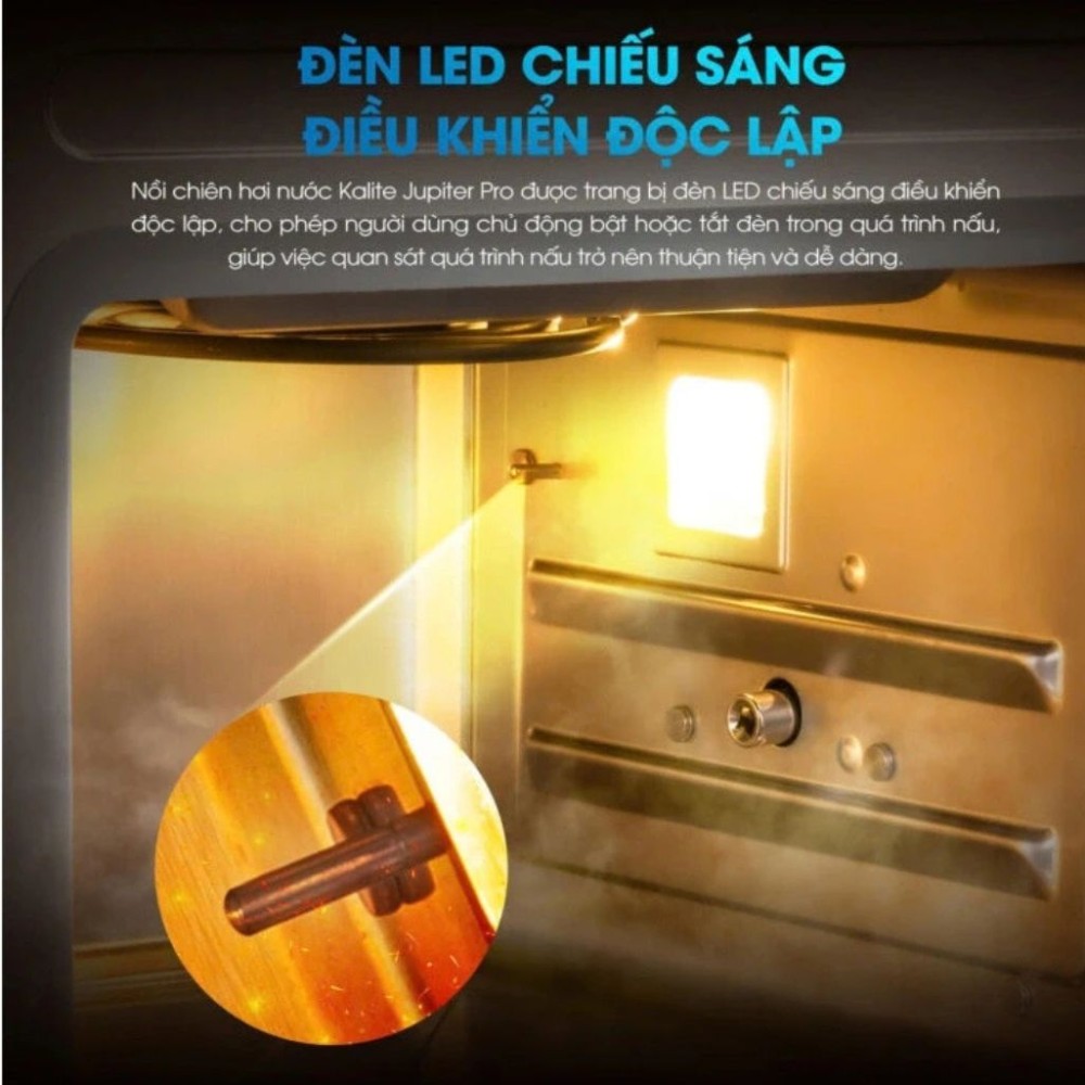 Nồi chiên hơi nước Kalite JUPITER PRO - Hàng chính hãng