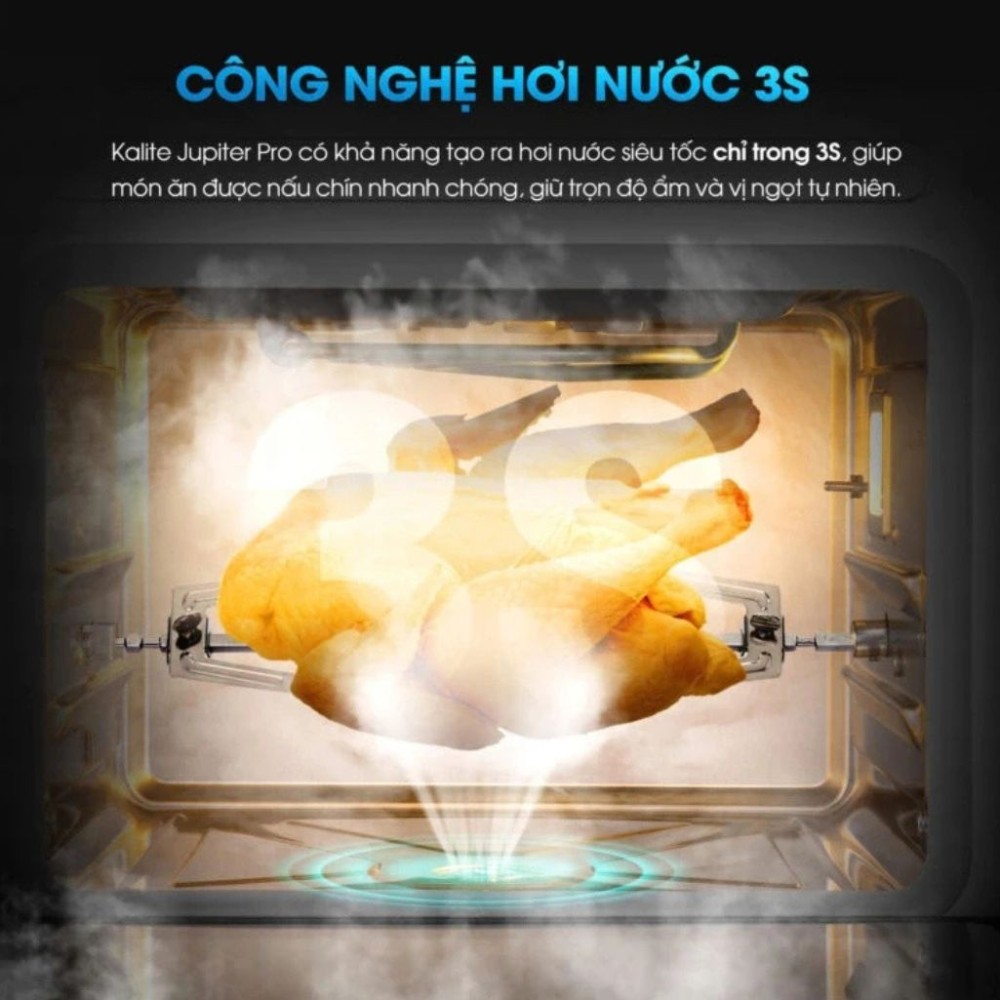 Nồi chiên hơi nước Kalite JUPITER PRO - Hàng chính hãng