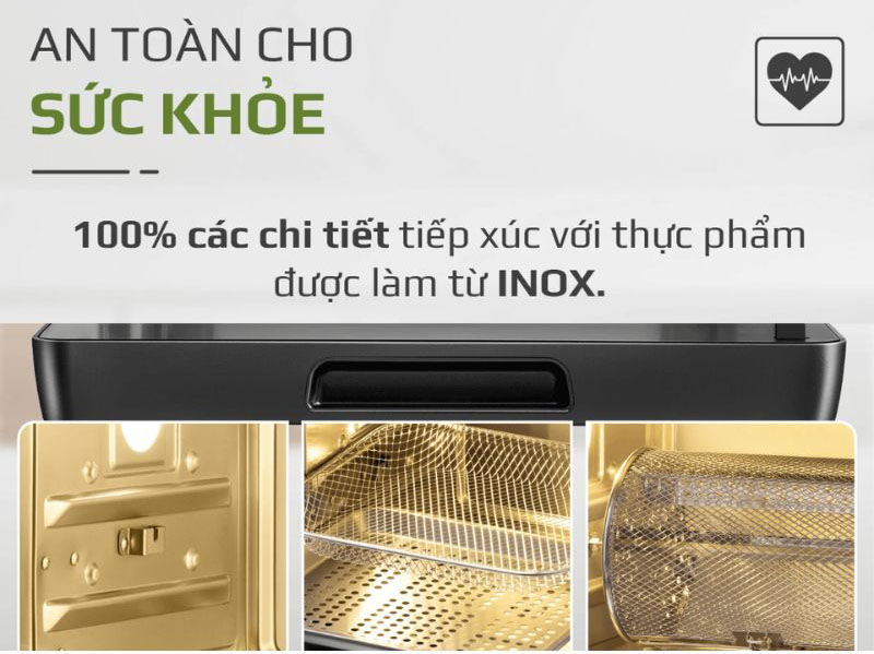 Nồi chiên hơi nước Olivo SF16 Pro - Hàng chính hãng