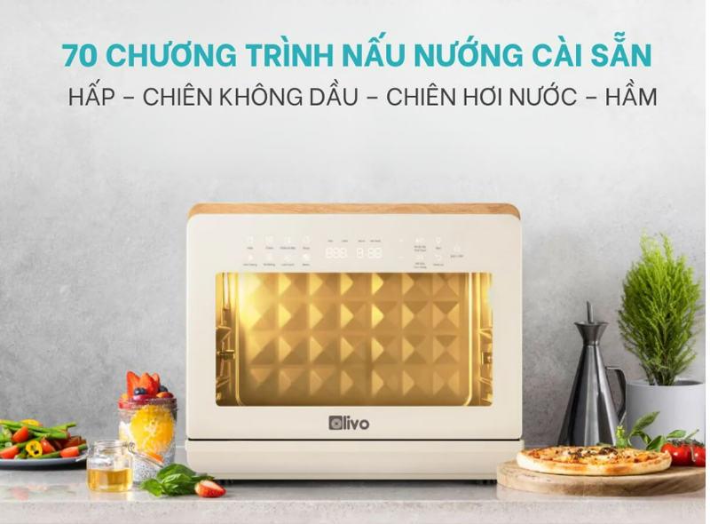 Nồi chiên hơi nước Olivo SF20 PRO  - Hàng chính hãng
