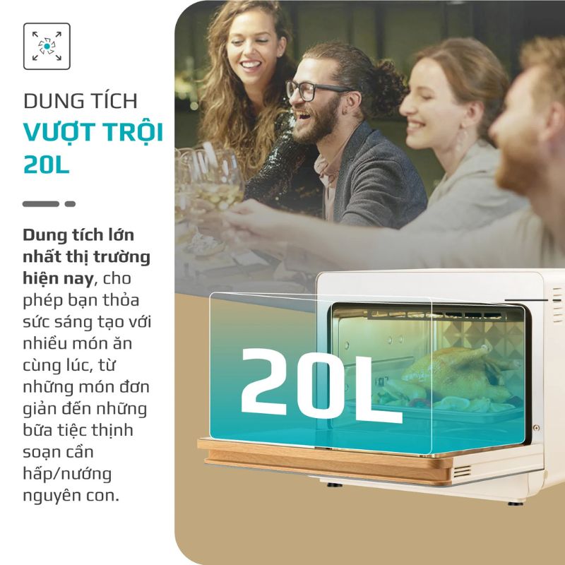 Nồi chiên hơi nước Olivo SF20 PRO  - Hàng chính hãng