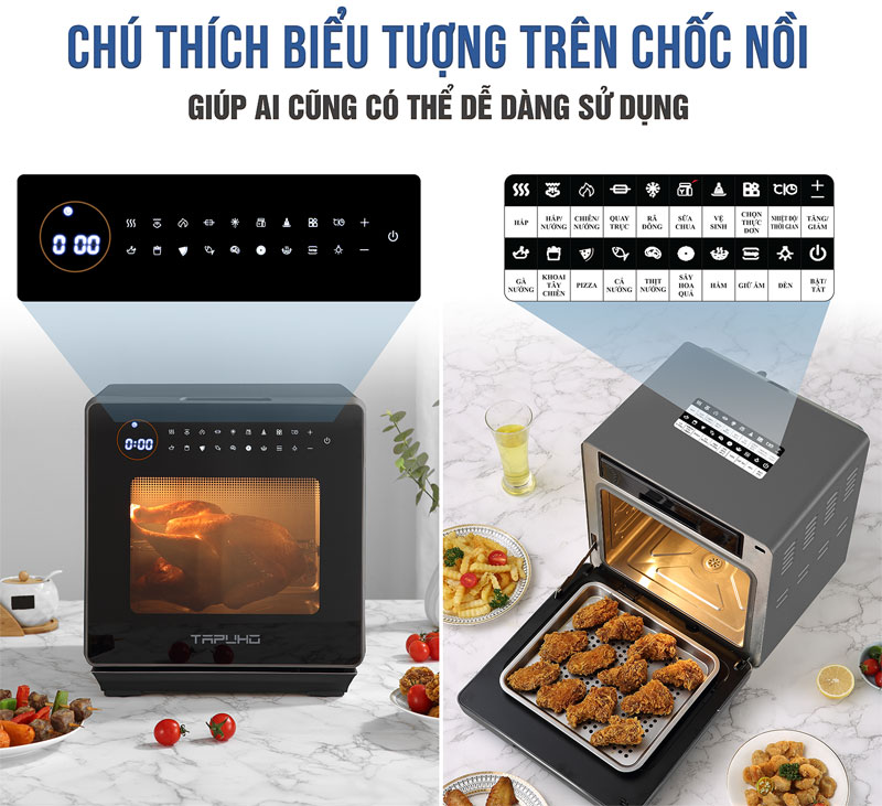 Nồi chiên hơi nước Tapuho TSF16 - Hàng chính hãng