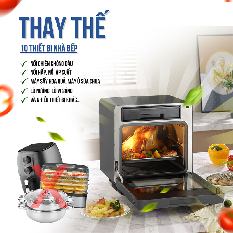 Nồi chiên hơi nước Tapuho TSF16 - Hàng chính hãng
