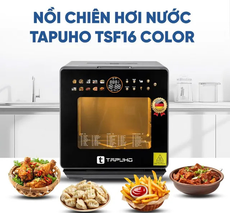 Nồi chiên hơi nước Tapuho TSF16 COLOR - Hàng chính hãng