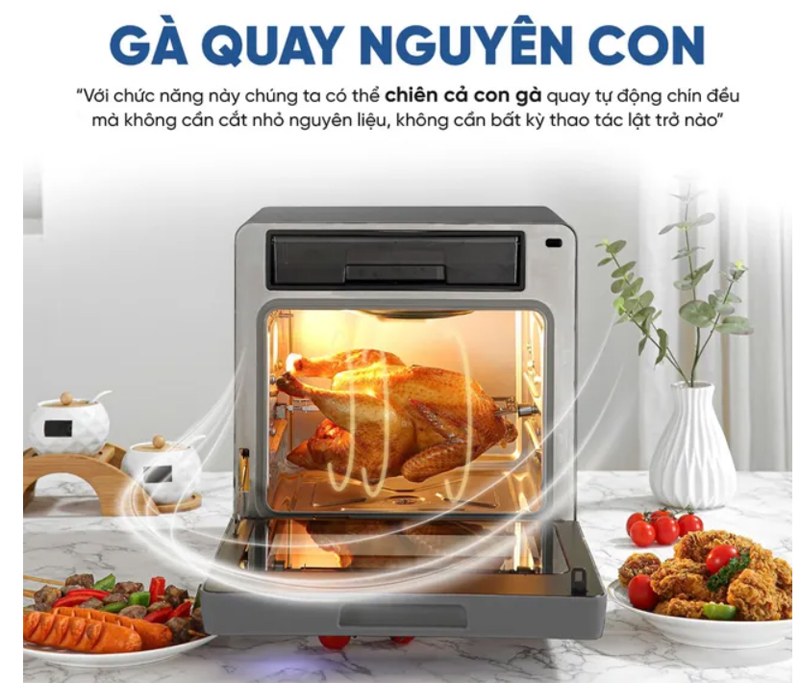 Nồi chiên hơi nước Tapuho TSF16 COLOR - Hàng chính hãng