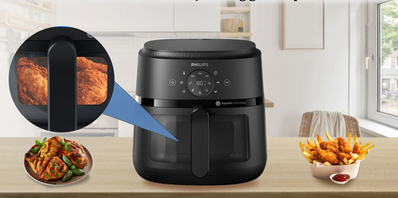 Nồi chiên không dầu Philips 4.2 lít NA220/00 - Hàng chính hãng