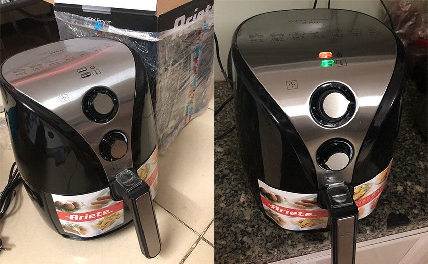 Nồi chiên không dầu Ariete MOD.4614 có thiết kế sang trọng