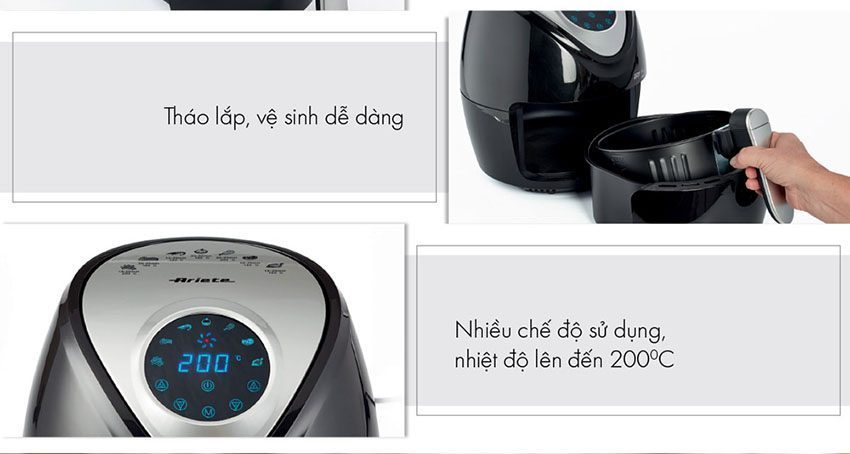 Chi tiết của Nồi chiên không dầu Ariete MOD.4616