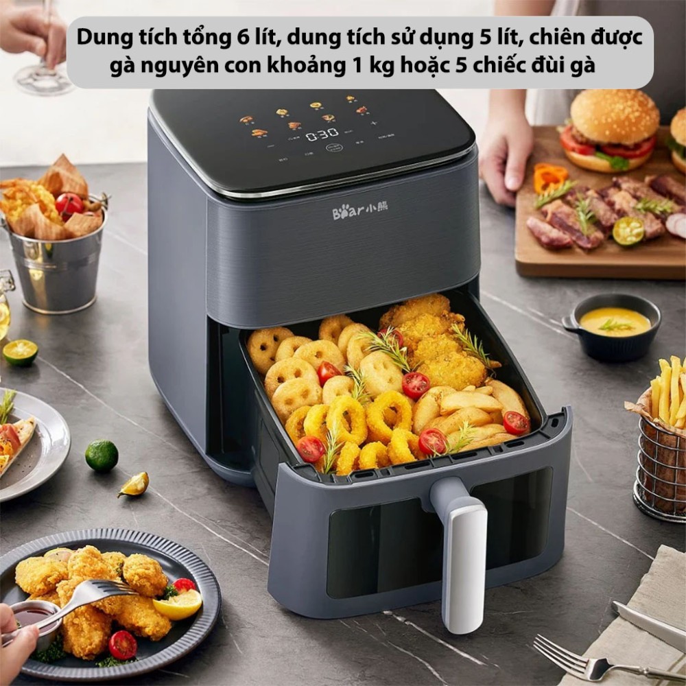 Nồi chiên không dầu Bear AF-4H16K - Hàng chính hãng